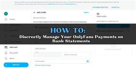 How to Hide OnlyFans on Your Bank Statement